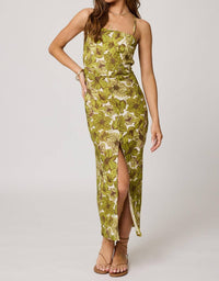 Stillwater - Giada Square Neck Apron Midi Dress