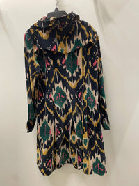 Paperlace - Ikat Velvet Knee Length Jacket