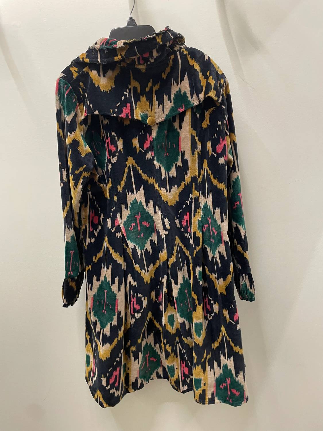 Paperlace - Ikat Velvet Knee Length Jacket