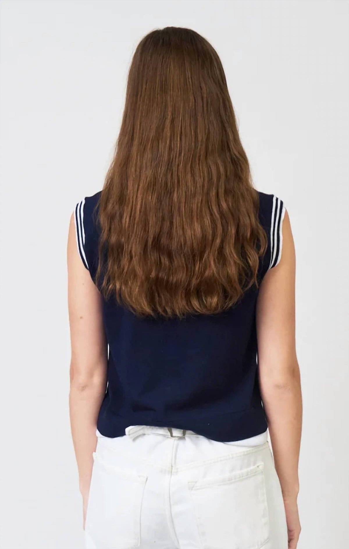 Central Park West - Brooklyn Sheer Double Layer Twofer Polo