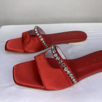 Beautiisoles By Robyn Shreiber - Women's Gemma Slide Satin Flat