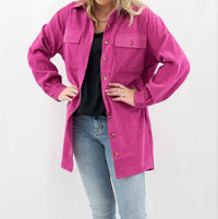 Entro - Corduroy Button Down Jacket