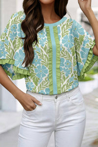 Aapparella - Floral Print Blouse
