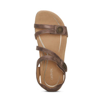 Aetrex - Women's Jess Adjustable Quarte Strap Sandal