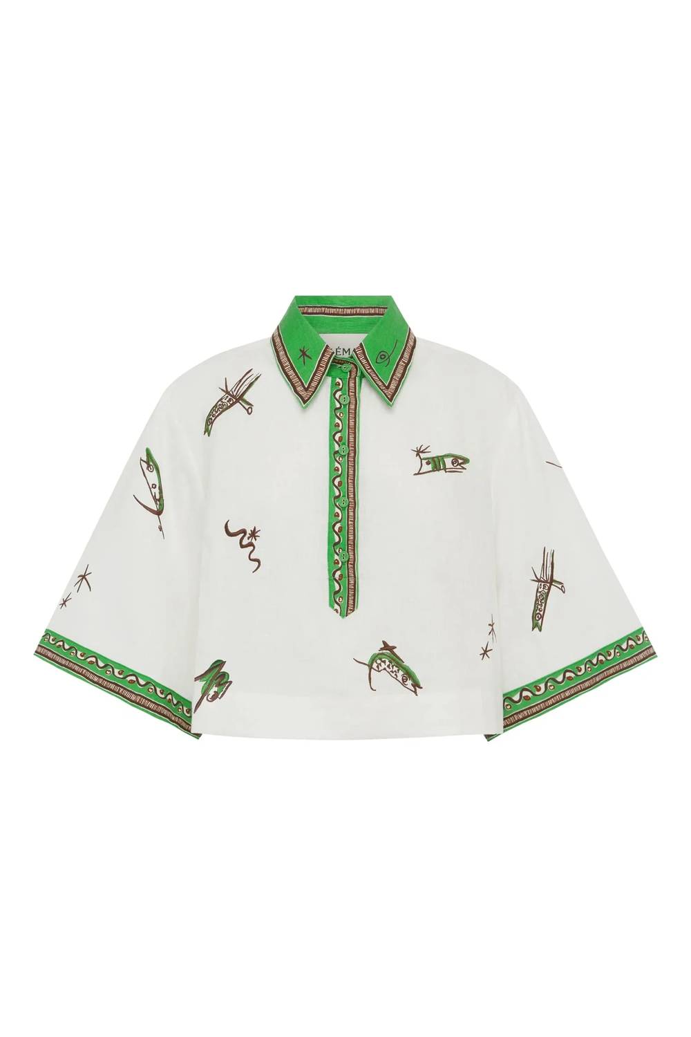Alemais - Wanda Embroidered Shirt
