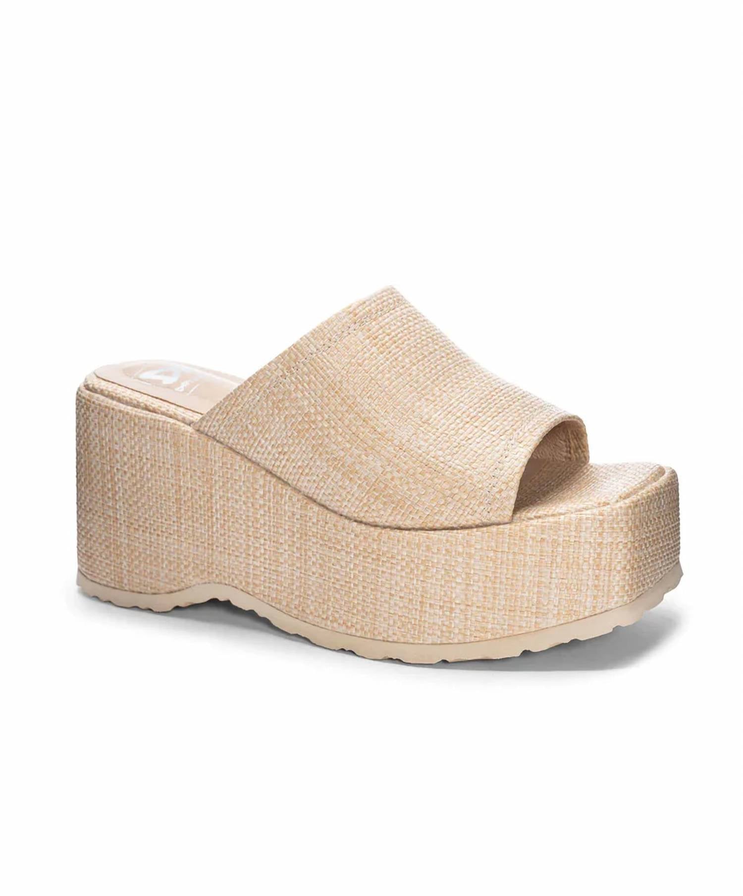 Chinese Laundry - Women's Straw Platform Sandal