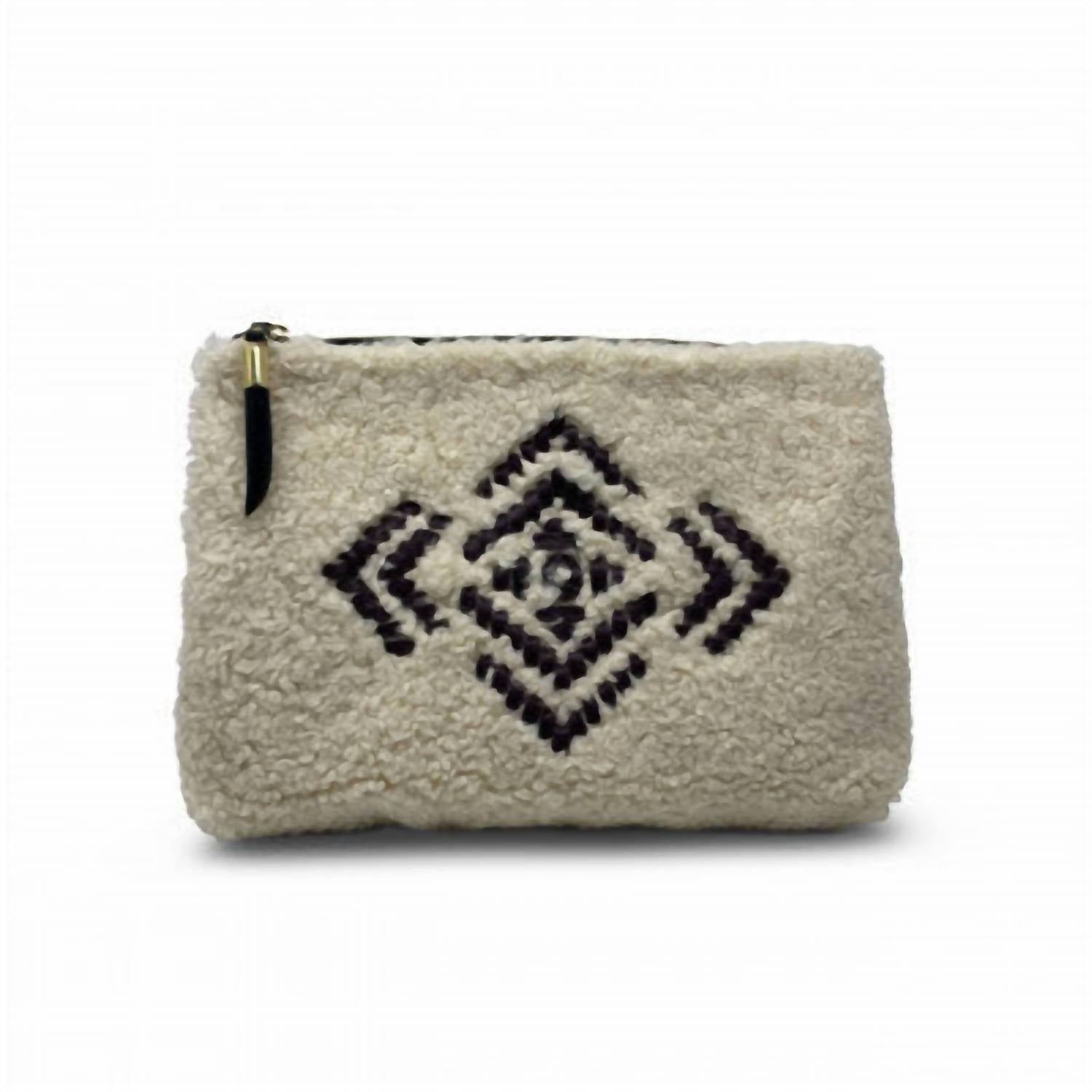 Saroj International - SHEARLING OVERSIZED CLUTCH