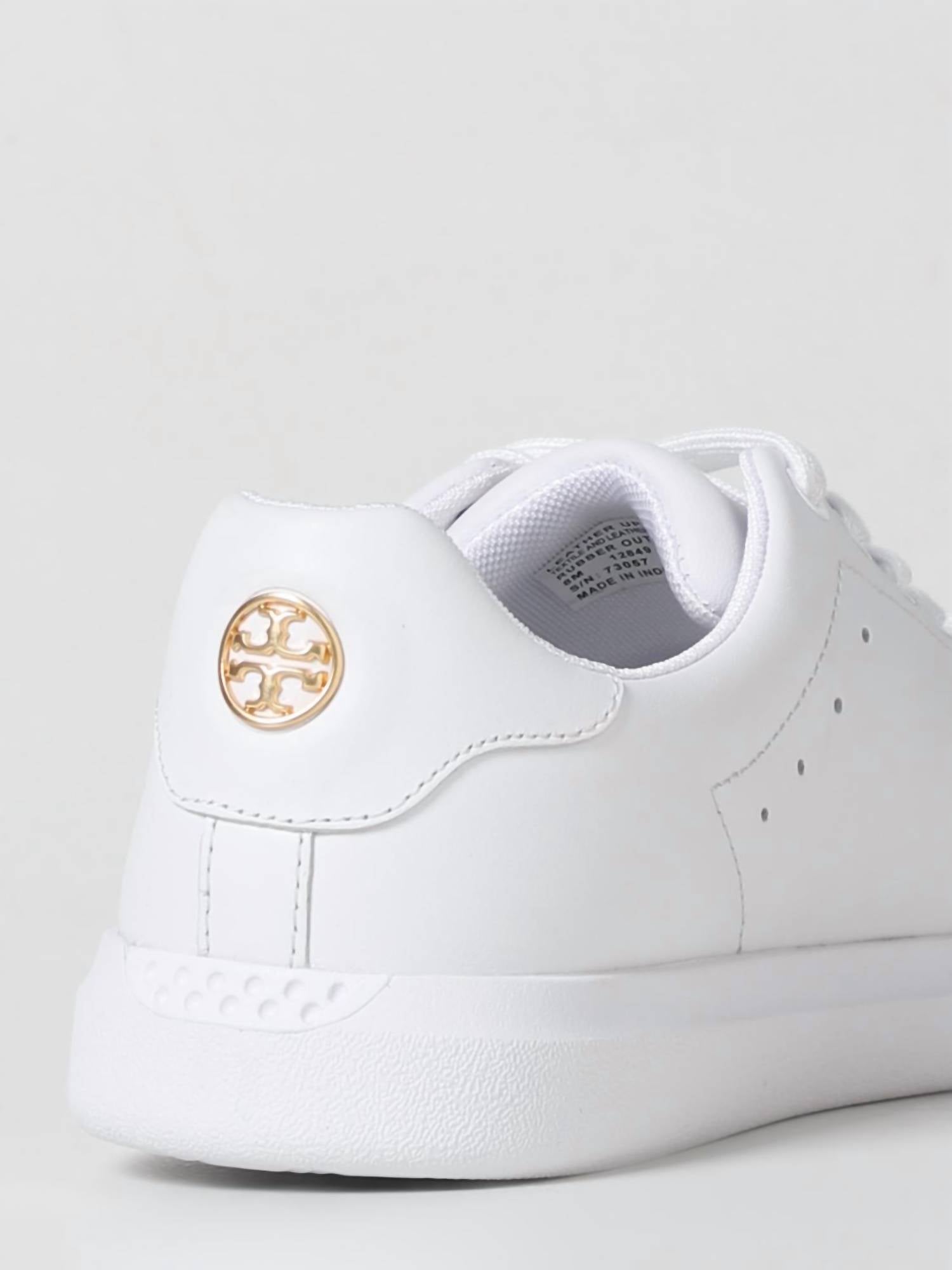 TORY BURCH Men's Howell Court Leather Sneakers in white - men's sneaker - alternate view