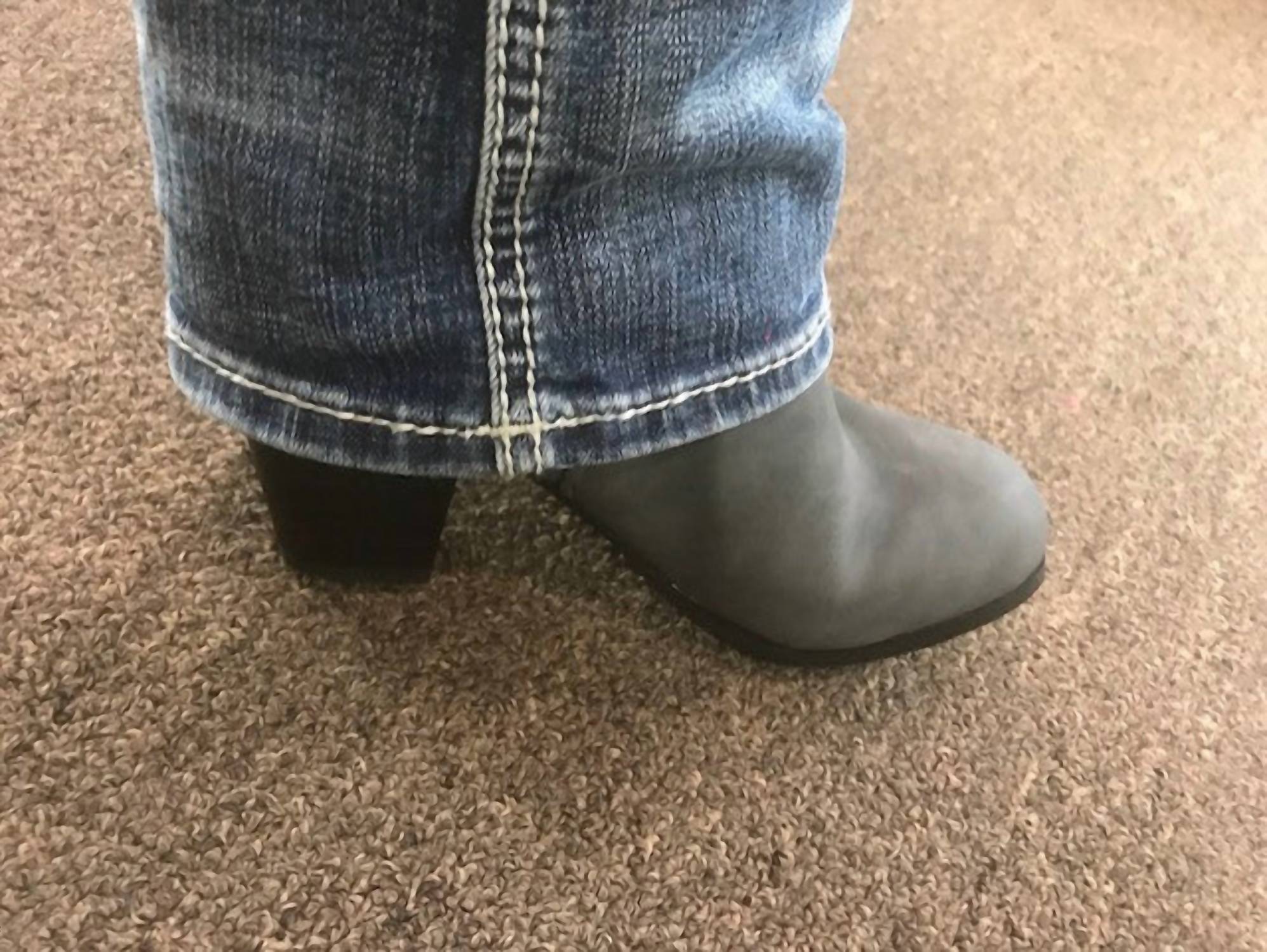 Blue Suede Shoes - Women's Suede Ankle Boots
