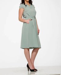Orchid Bloom - Plain Swing Dress
