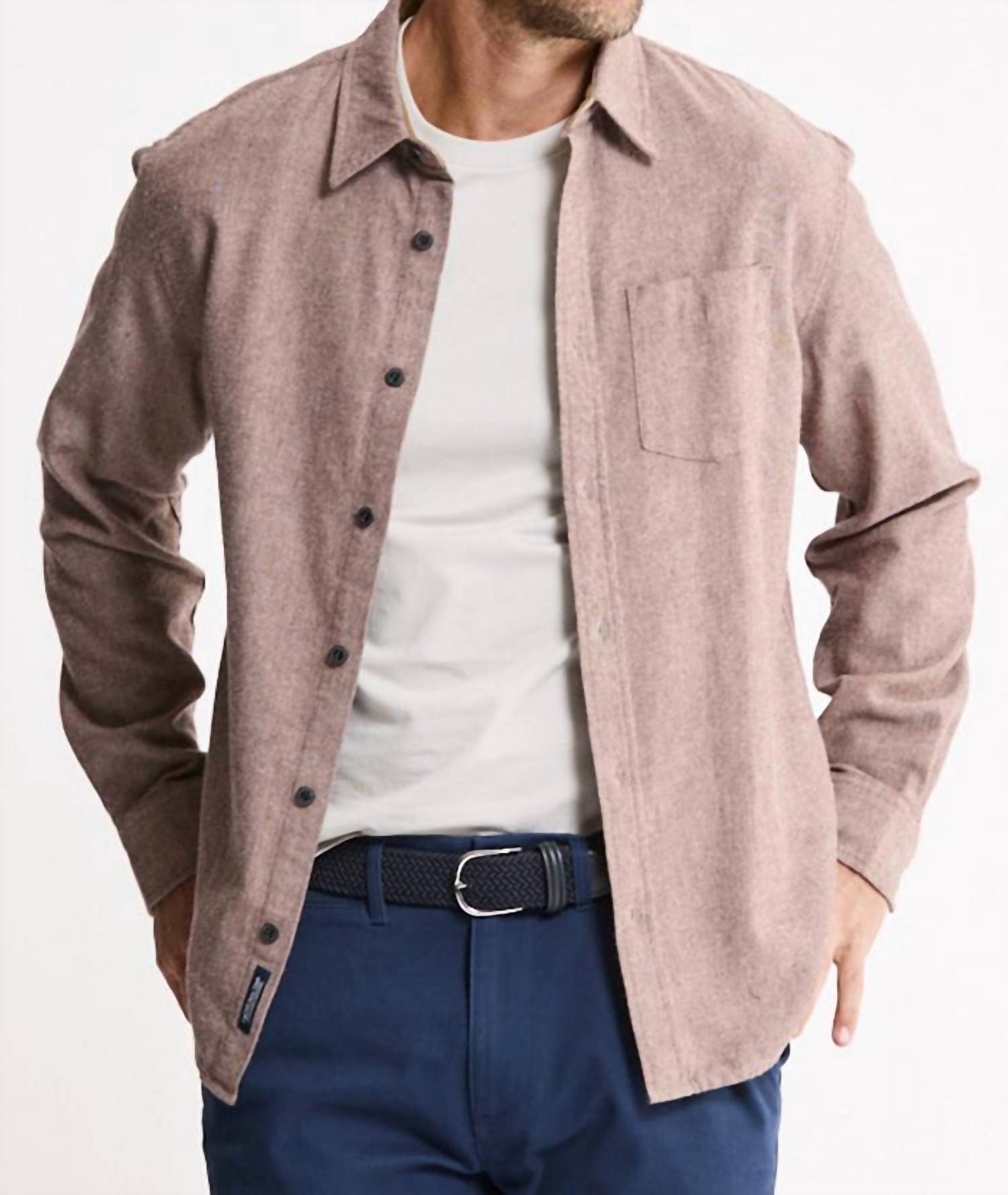 Jachs New York - Manor Twill Button-Up Flannel Shirt