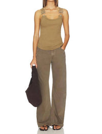 Free People Jamie Buckle Tank Top in beehive - women's tank top - view 4