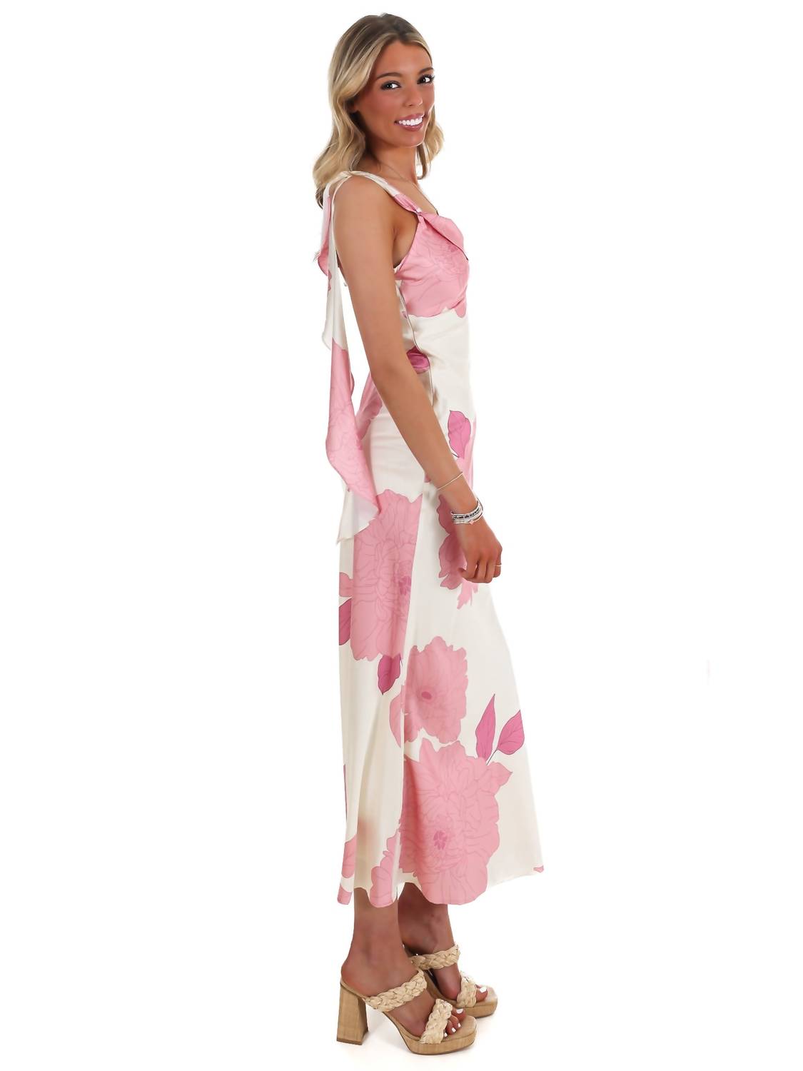One & Only - One Shoulder Floral Maxi Dress