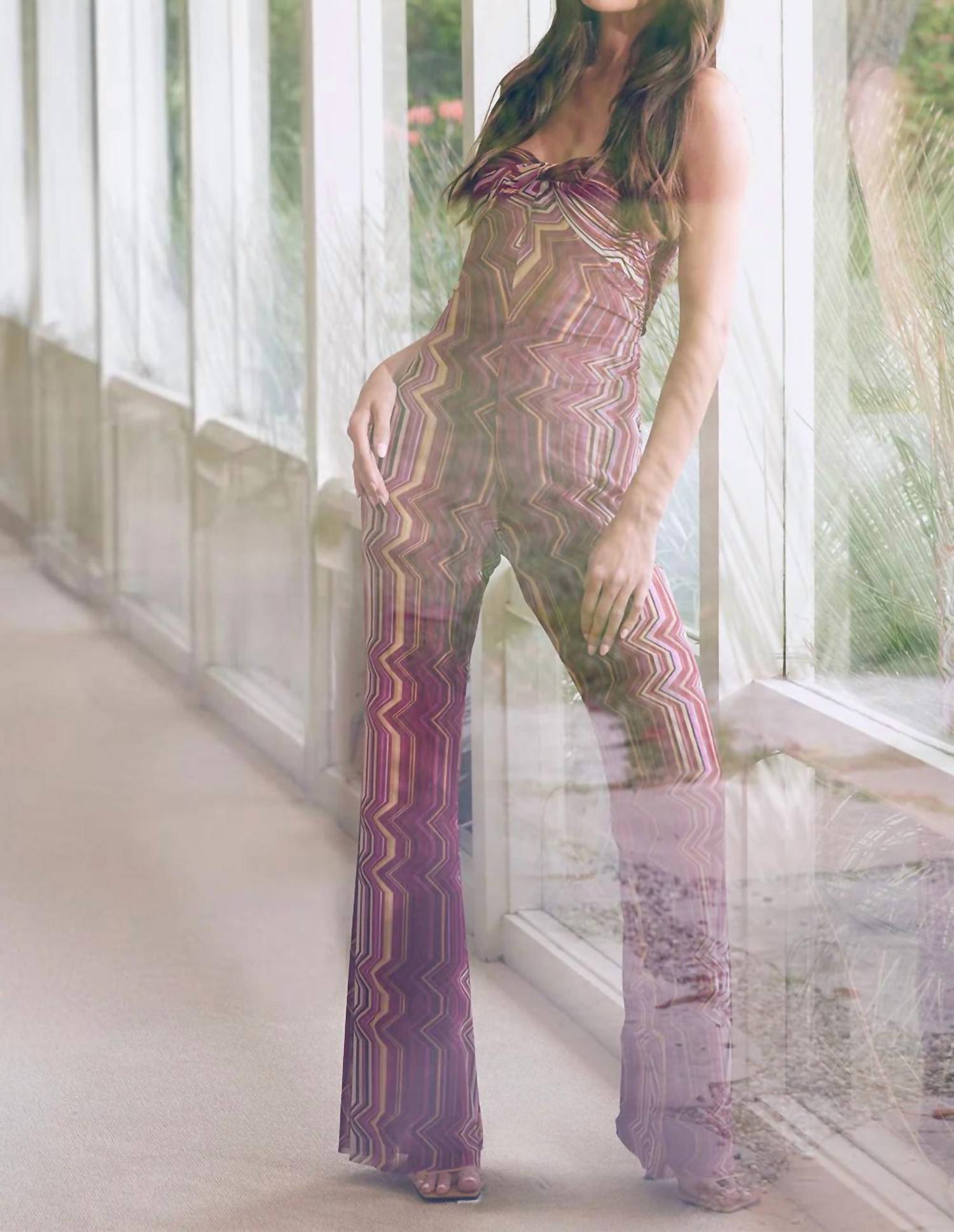 Misa Los Angeles - Lilia Flared-leg Jumpsuit