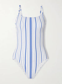 LEMLEM Elene One Piece Swimsuit in tiki azure - women's swimwear - alternate view