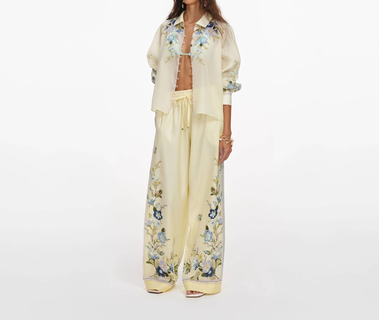 Self-Portrait - Organza Trousers