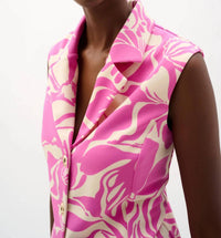 Joseph Ribkoff - Floral Print Sleeveless Vest