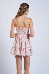 Sky To Moon - Floral Fit & Flare Mini Dress