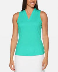 Pga Tour - Women's Sleeveless Mesh Golf Polo