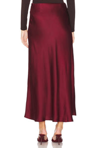 STEVE MADDEN Jeannie Skirt in cabernet - women's skirt - detail view