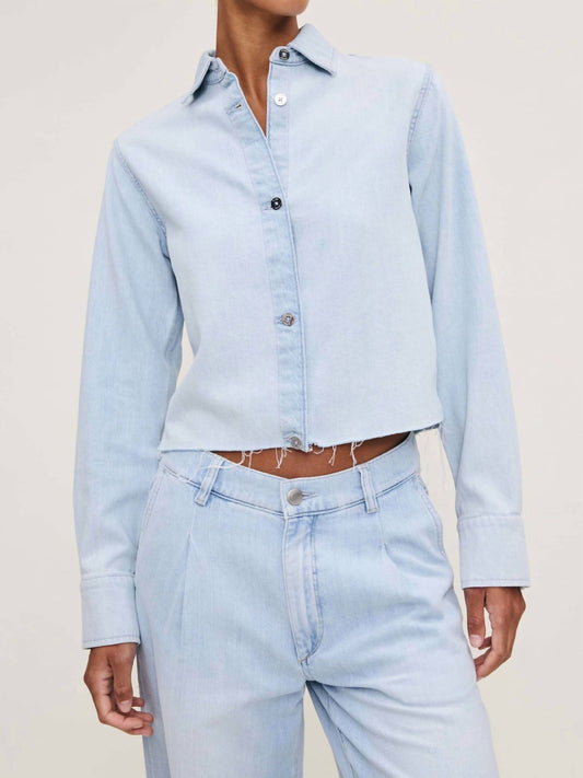 Dl1961 - Women'S - Montauk Long Sleeve Lightweight Denim Shirt
