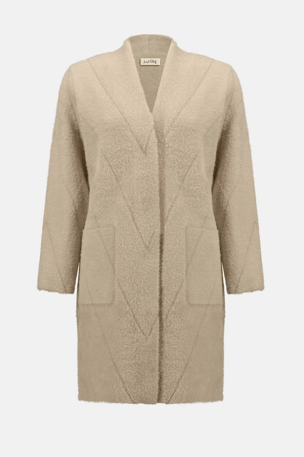 Joseph Ribkoff - Feather Yarn Sweater Knit Coat