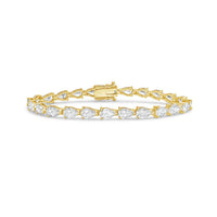 Diana M Jewels - Women's Pear Lab-Grown Diamond Jewelry Bracelet (35.00 Ct) - Signature