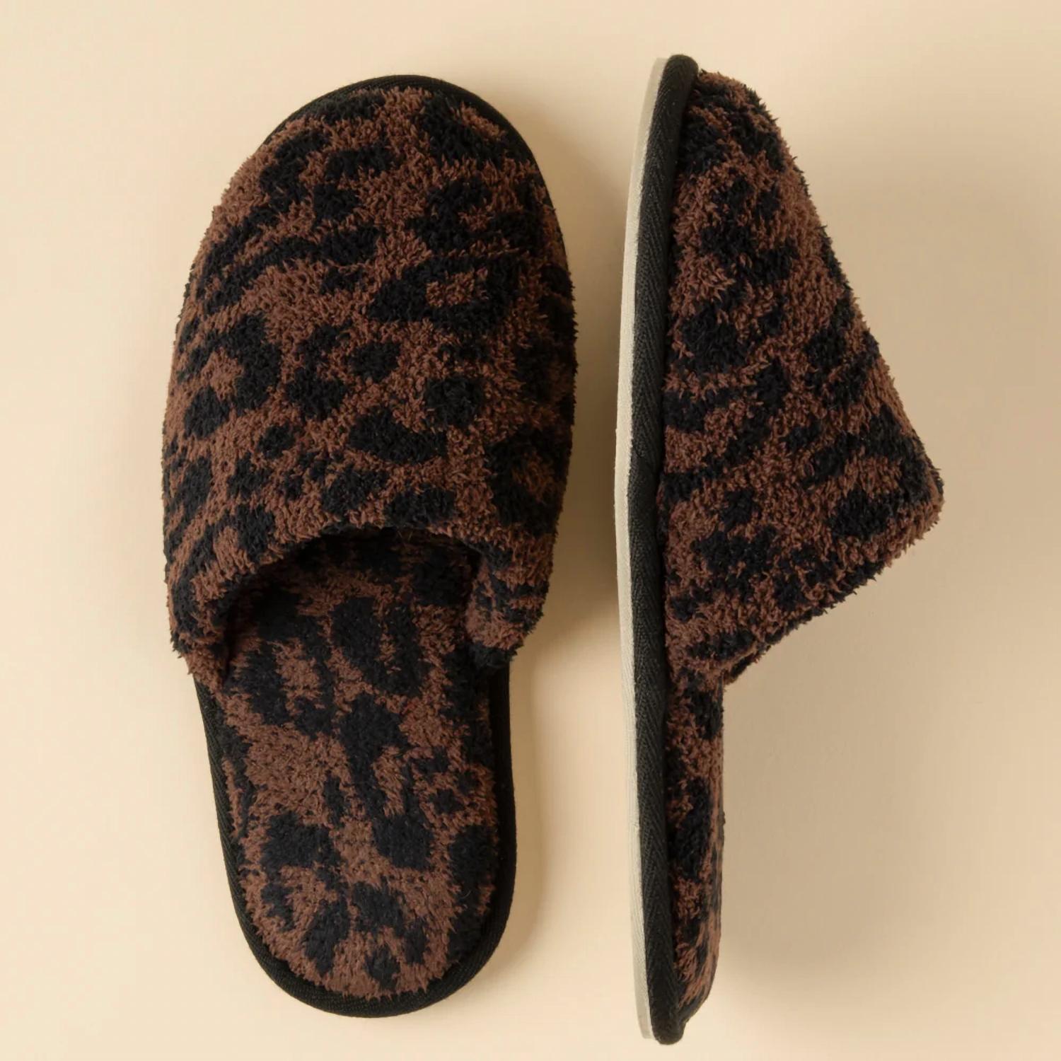 Softies - Women's Marshmallow Leopard Slippers
