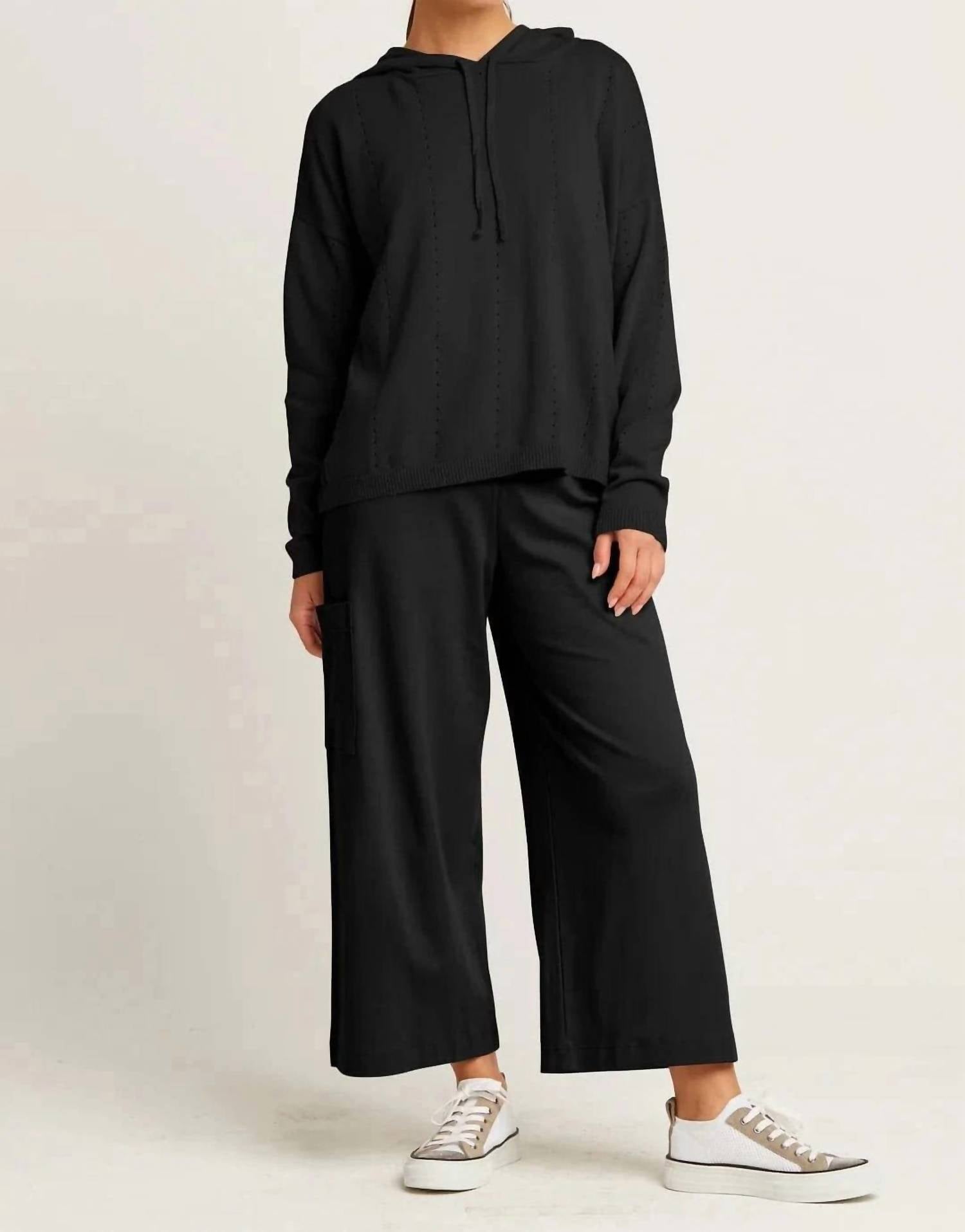Planet By Lauren G. - Pima Cotton Crop Gaucho Pants