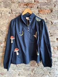 Ciebon - Women's Joy's Embroidered Button Up