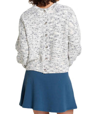 TOAD&CO Twigtree Button Back Sweater Top in natural - women's sweater - detail view