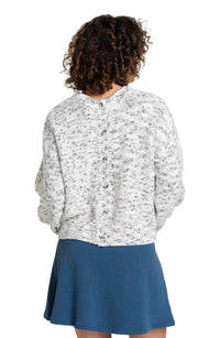 TOAD&CO Twigtree Button Back Sweater Top in natural - women's sweater - alternate view