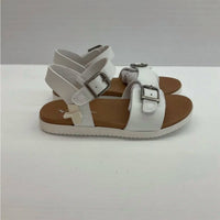 Nina Girls Jacklin3 Ankle Strap Sandals in white tumble - kids' sandal