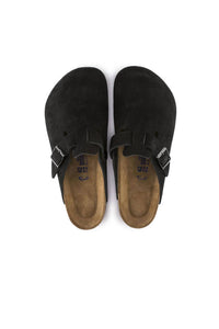 BIRKENSTOCK Unisex Boston Suede Clog in black - item - detail view