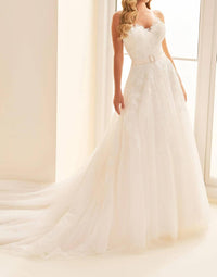 Enchanting By Mon Cheri - Strapless A-line Wedding Dress
