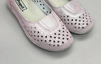 PROPET Women's Cabrini Flat in blush - women's flats - alternate view