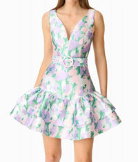 Elliatt - Lavina V-neck Mini Dress