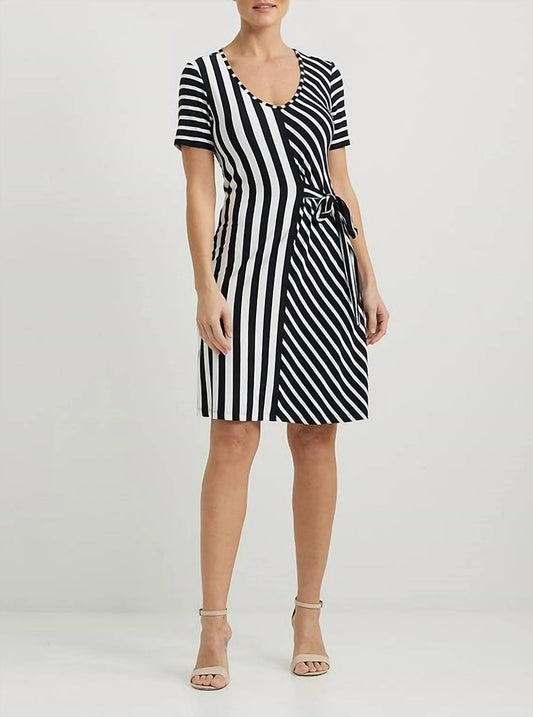 MIXED STRIPE DRESS