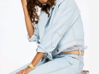 Kerri Rosenthal - Denim Cropped Jacket