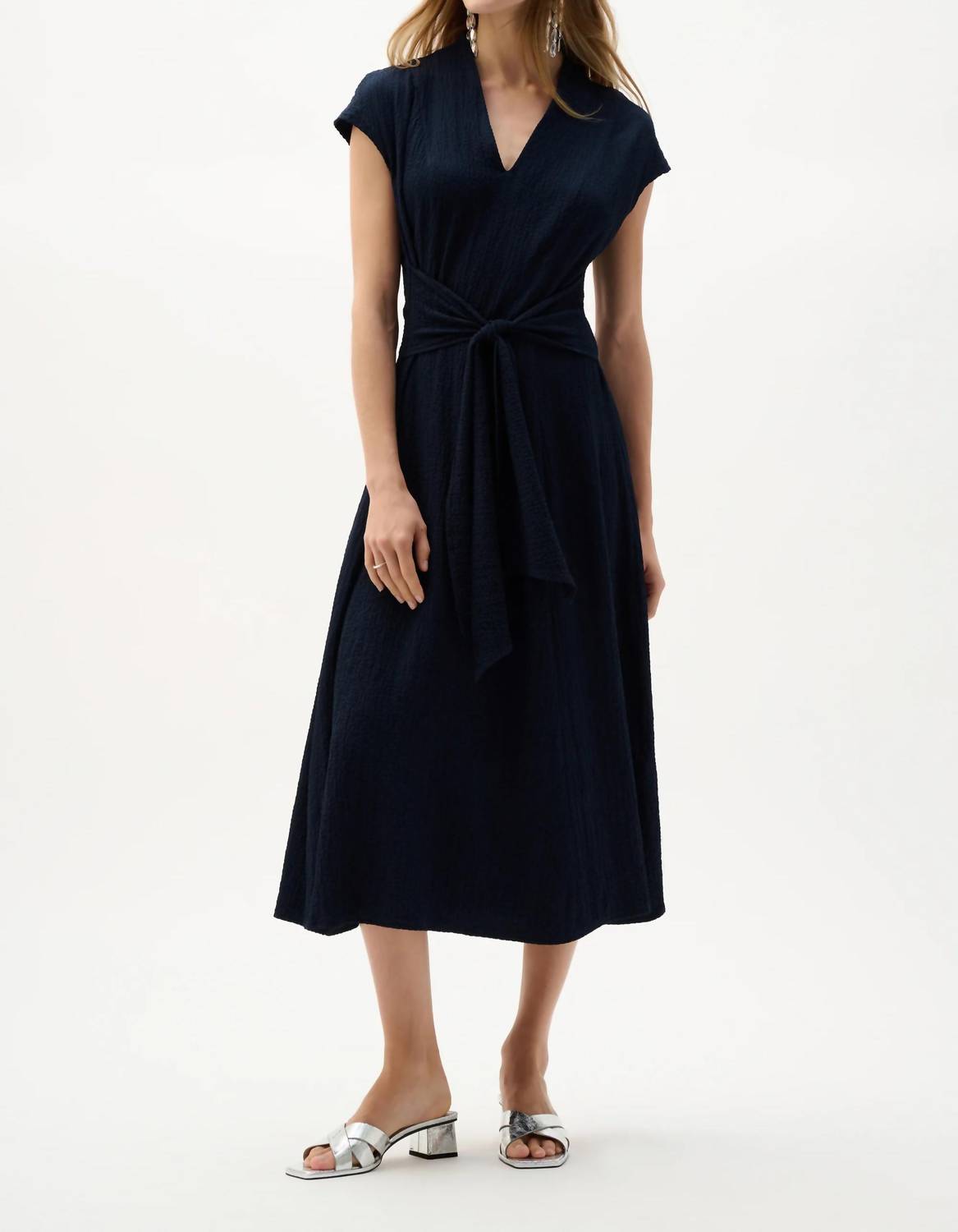 Joseph Ribkoff - Crinkle Midi Dress