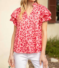 Voy - Casey Puff Bubble Sleeve Top