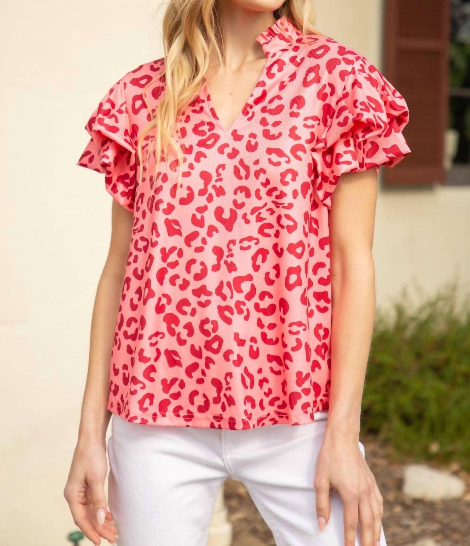Voy - Casey Puff Bubble Sleeve Top