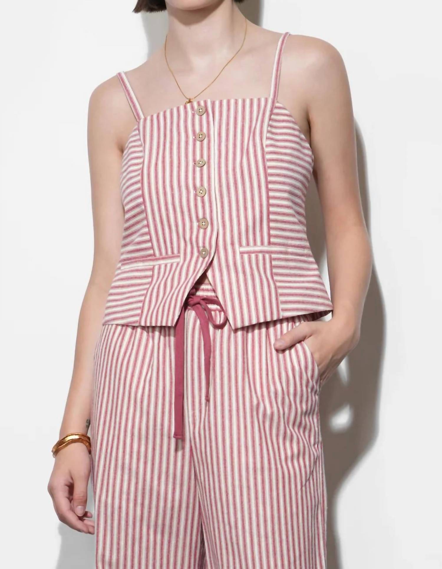Greylin - Audrey Square Neck Vest Top