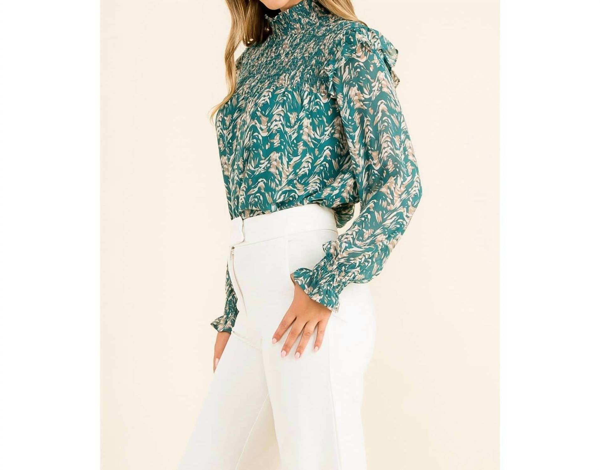 Thml - Smocked Print Blouse