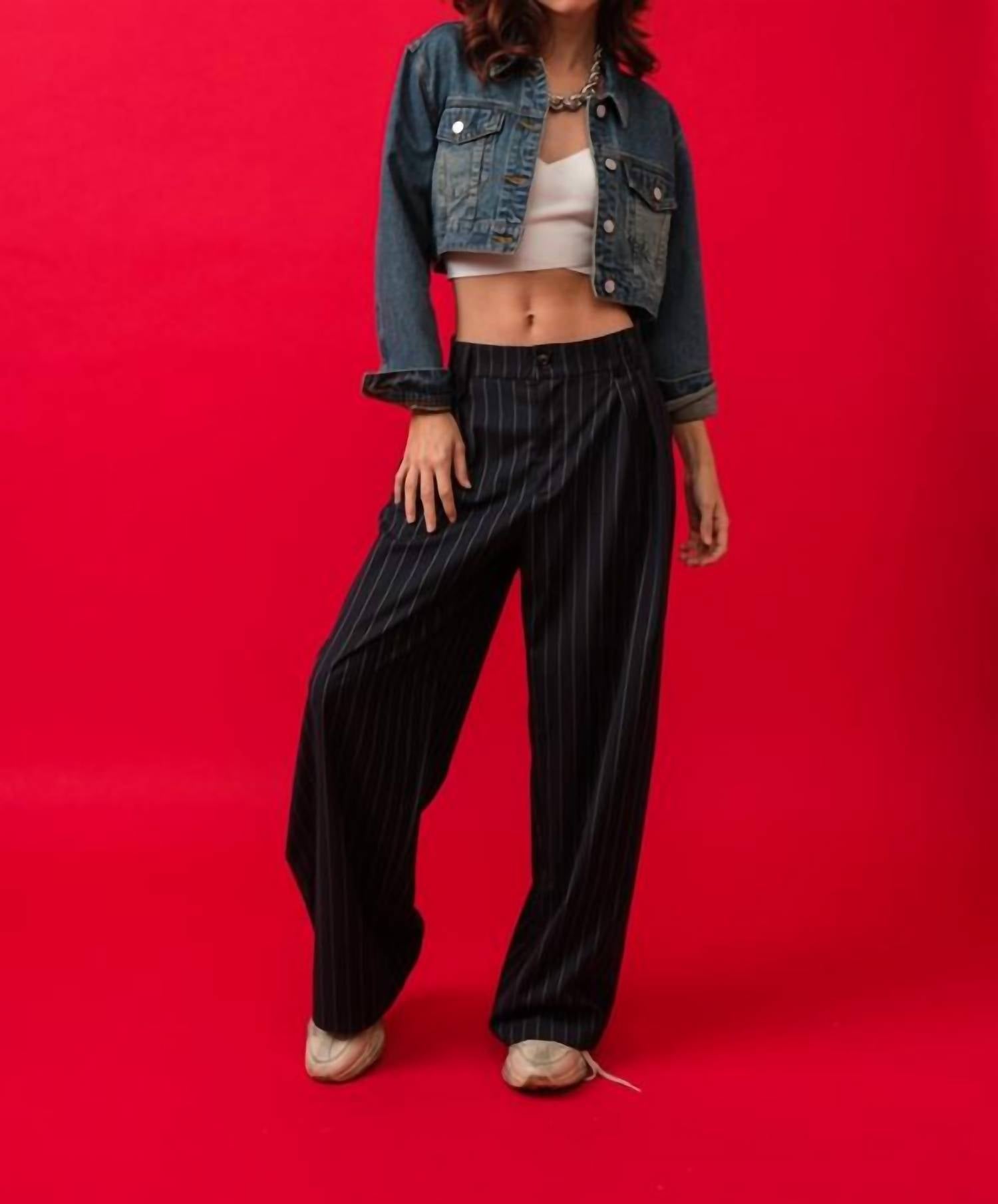 Signature8 - Button-down Crop Jacket
