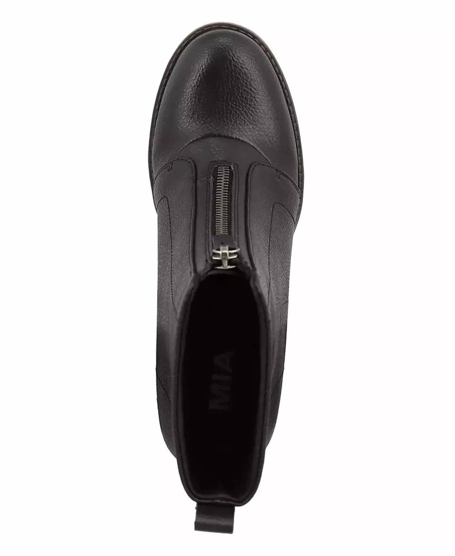 MIA Women's Fabiola Heeled Ankle Boots in black - women's shoe - alternate view