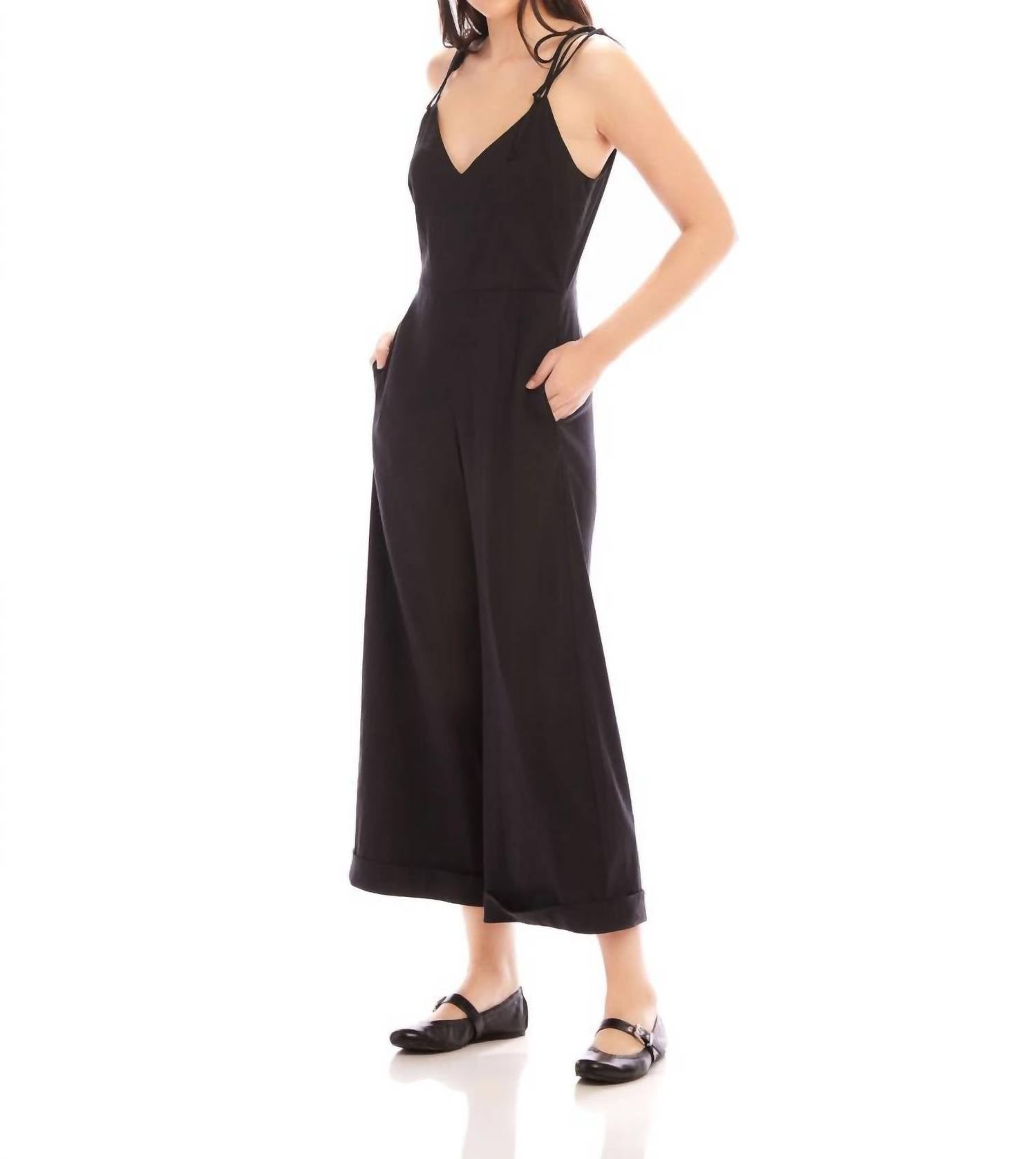 Fifteen Twenty - Dana Cropped Jumpsuit