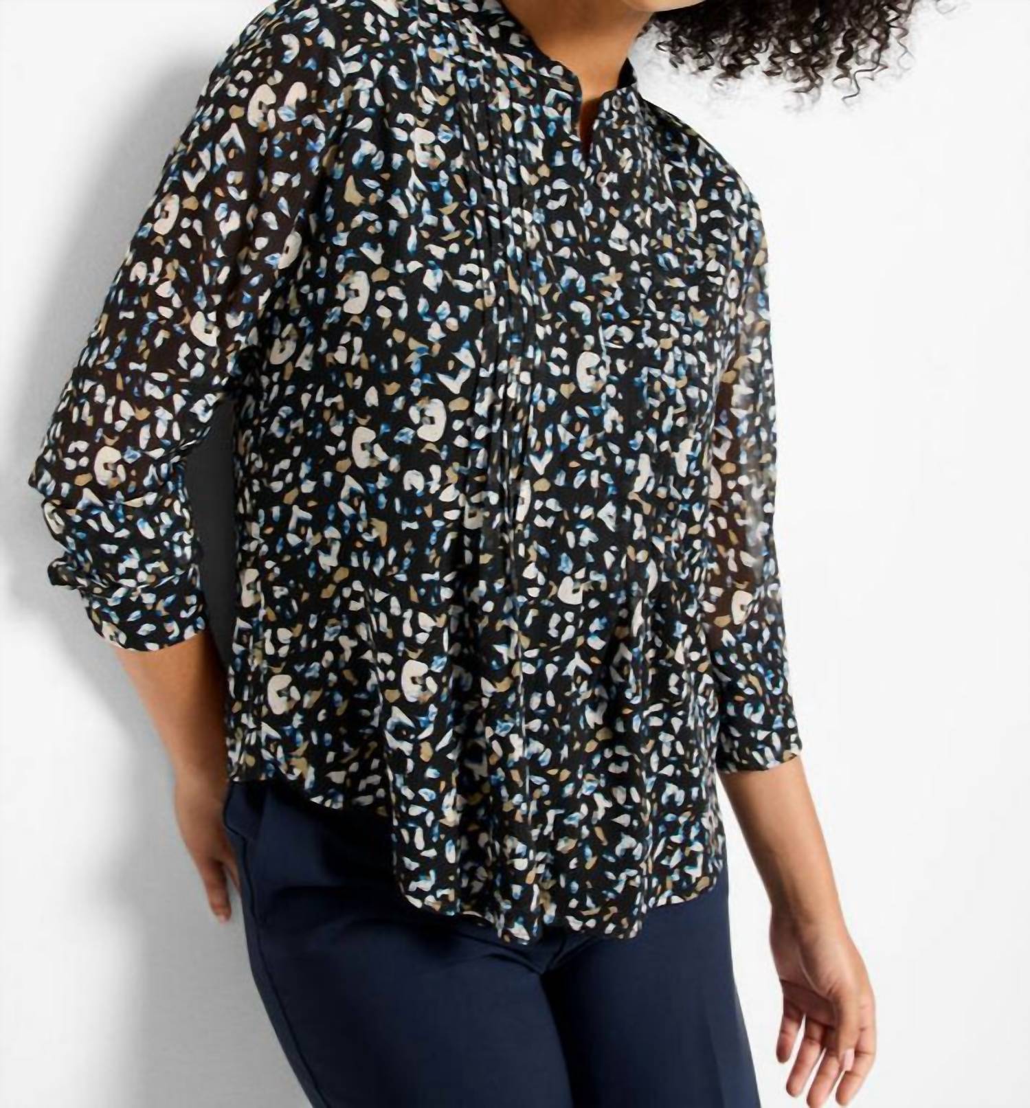 Nic + Zoe - Femme Cheetah Tucked Top