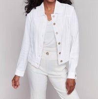Charlie B - Linen Blend Jacket