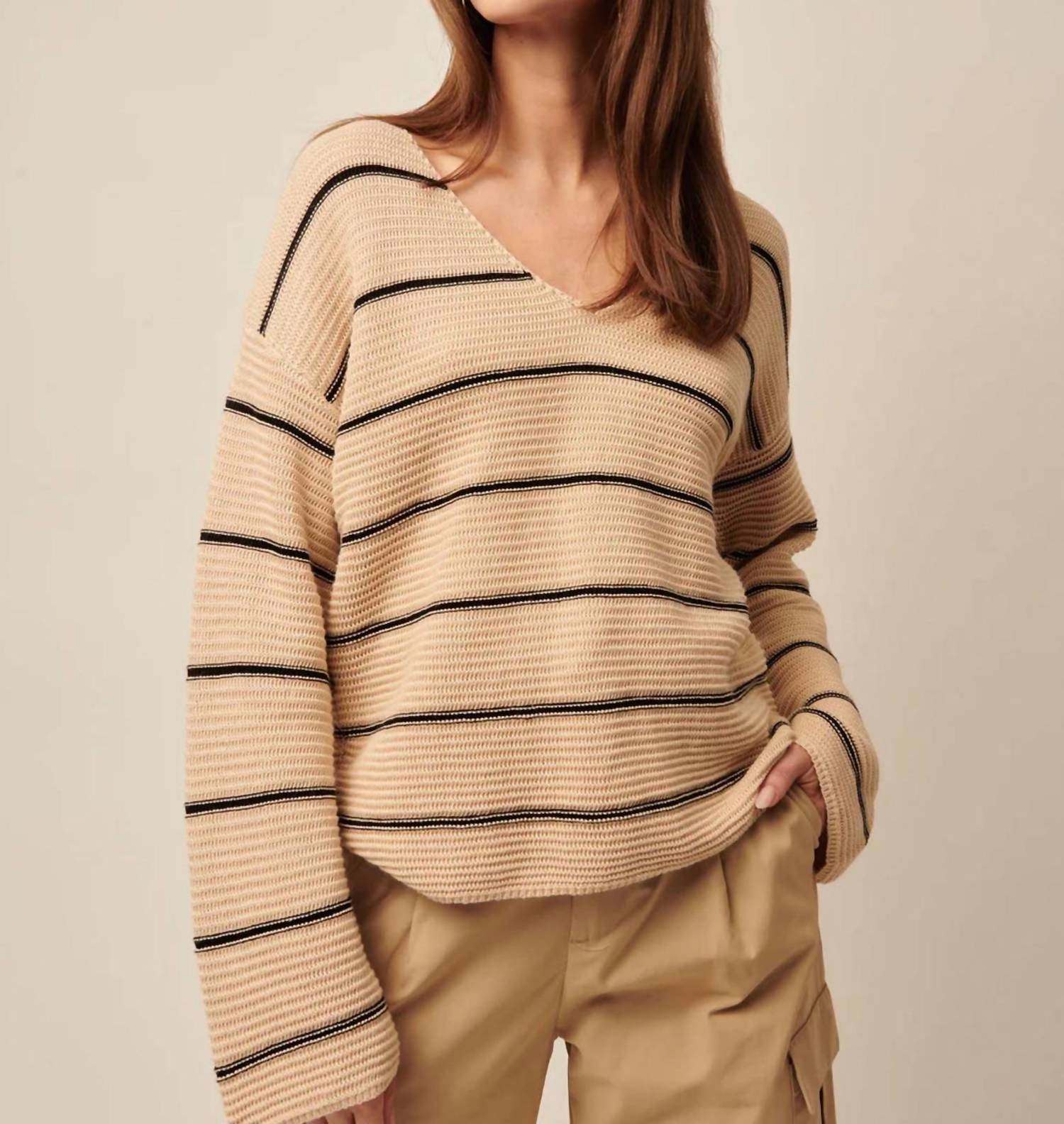 Line - Stella Linen-cotton Sweater